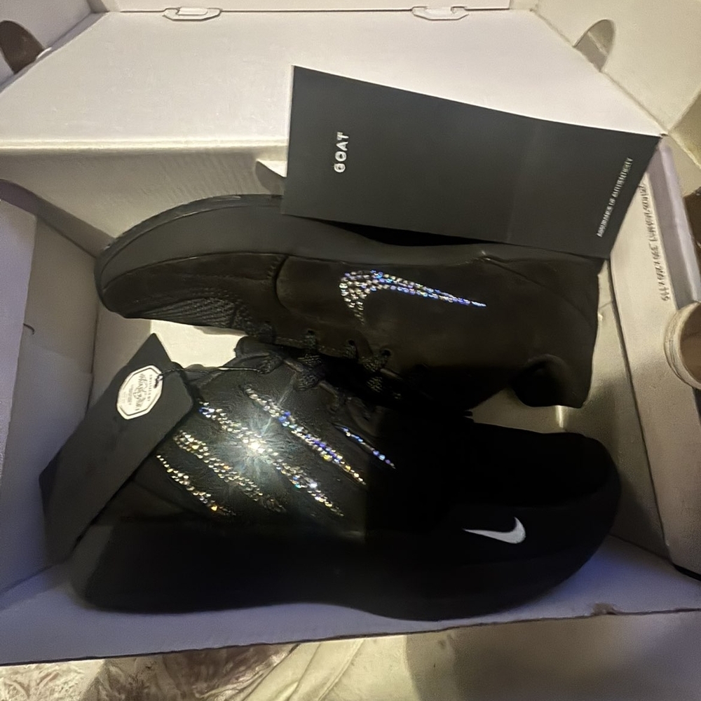 Swarovski Crystal Embellished Shoe Box - Purple and Gray